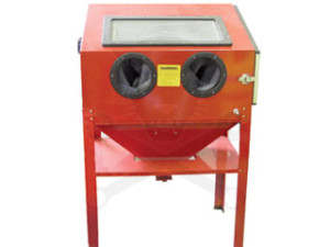 Homokfúvó szekrény 220 literes normál