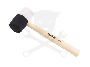 Kalapács gumi 63 mm - 780 g FEKETE-FEHÉR - Yato