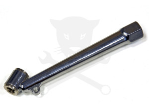 Gumiabroncs nyomásmérő-kerékfúvató-hoz szelepes töltőfej hosszú kivitel