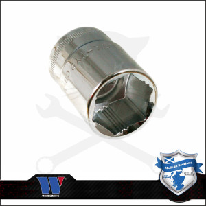 Lok-Typ Dugókulcs - crowafej 1/2" 23 mm 6 lap normál - Welzh