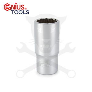 Dugókulcs - crowafej 3/8" 12 lap hosszú 15 mm Genius