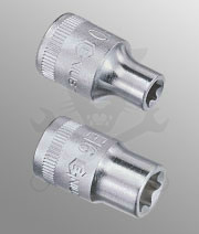 Dugókulcs - crowafej 1/2" belső torx E18 Genius