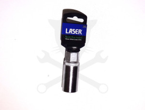 Gyertyakulcs 18 mm 1/2" - gumibetétes kivitel - hatlapú