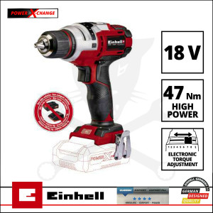 Fúró-csavarozó, akkus 18V - akku nélkül - 47 Nm - Einhell (TE-CD 18 Li E-Solo)