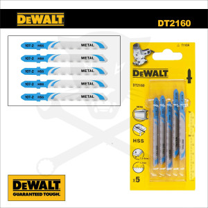 Fűrészlap dekopírfűrészhez, fémre 76 mm 1.2 T - 5db - DeWalt