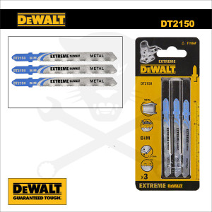 Fűrészlap dekopírfűrészhez, fémre 86 mm 1.0 T - 3db - DeWalt