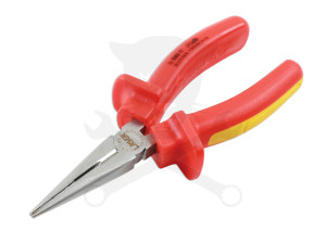 Szigetelt VDE 1000 V-os hoszzúcsőrű fogó - 160 mm