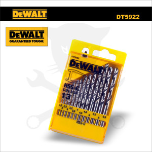 Csigafúró készlet HSS-G 13 db-os 1.5-6.5 mm - DeWalt