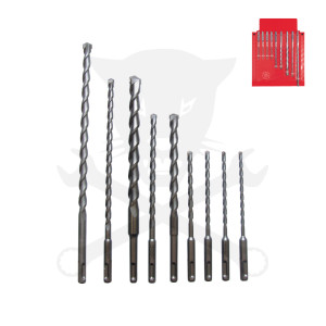 Kőzetfúró készlet 9 db-os - SDS-plus - Kennedy