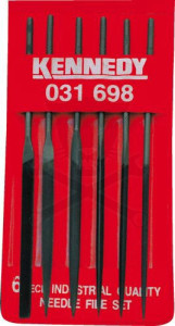 Tűreszelő készlet Kennedy 6 db-os 140mm (KEN-031-5980K)