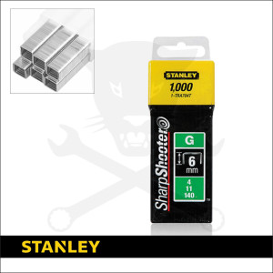 Tűzőkapocs G típus, ipari - 12 mm 1000 db - Stanley