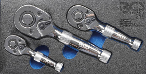 Crowa racsnis kulcs készlet MINI 3 db-os - BGS