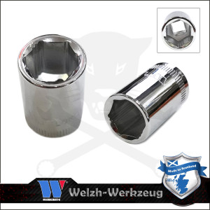 Lok-Typ Dugókulcs - crowafej 1/4" 11 mm 6 lap - Welzh