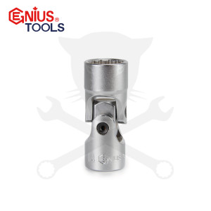 Dugókulcs - crowafej 3/8" csuklós 14 mm Genius