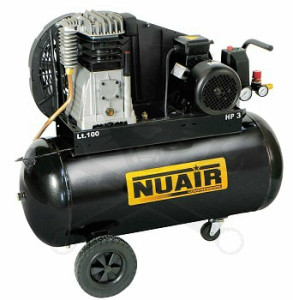Kompresszor, dugattyús 100L 2,2 KW 10 bar 230V NUAIR (B3800B/100CM3)