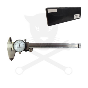 Tolómérő órás 150 mm - mélységmérővel Format