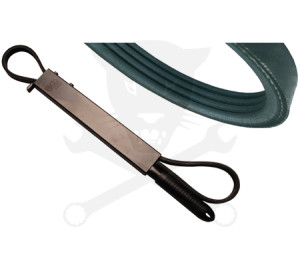 Ékszíjtárcsa lazító hosszbordás BGS