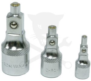 Toldószár készlet 3 db-os mágneses 1/4"-3/8"-1/2" - BGS