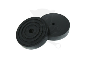 Gumipogácsa krokodil emelőhöz fekete 100 mm x 23 mm körkörös