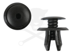 Műanyag patent készlet (Fekete) Audi és VW gépjárművekhez. 10 db-os -