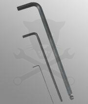 Imbuszkulcs hosszú 2,5 mm gömbvégű Genius