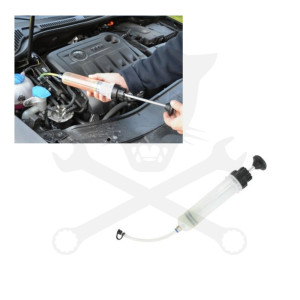 Olajbetöltő kézipumpa 200 ml-es fecskendő fékolajhoz és fagyállóhoz