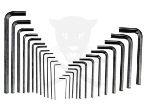 Imbuszkulcs készlet 25 db-os - metrikus és COLOS vegyes készlet - Genius