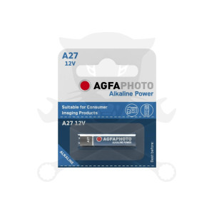 Elem 12V - A27 / LR27A riasztóelem - alkáli AgfaPhoto (AGFA-12V-A27-A)