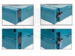 MakPac szerszámtartó műanyag rögz. csatt, MAKPAC kofferhez Makita -