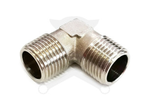 Levegős csatlakozó, acél 90° könyök KK 1/2" (204M-1/2K)