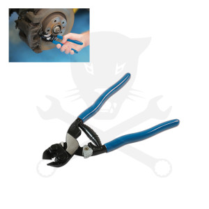 Huzalvágó, mini csavar vágó fogó, döntött fejű - 210 mm - AT18