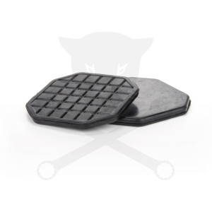 Gumipogácsa krokodil emelőhöz fekete 92x8 mm / 8 lapú T83508-hoz