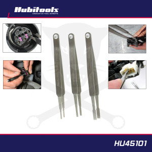 Kábelcsatlakozó gyémánt-tisztító 3 db-os csipesz készlet apa sarukhoz