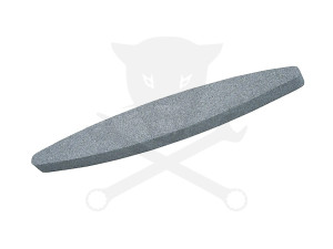 Fenőkő - Élező kő - Kasza kő 225x35x16 mm ovális - szürke