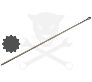 Rátűzőkulcs - crowa+bit 1/2" XZN - Spline - M12x800 mm extra hosszú BGS