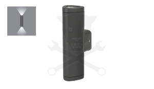 Lámpatest, kültéri fali LED 2x3 W 320 lm / 4300K - ELMARK