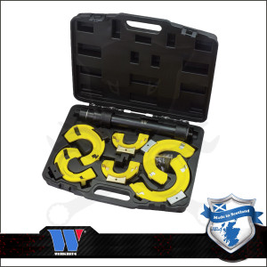 Rugóösszehúzó készlet McPherson Heavy Duty 7+1db-os készlet+védőbetét készlet