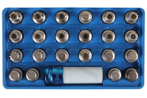 Kerékör kulcs készlet VW / AUDI gyári kerékőrökhöz 23 db-os