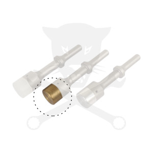 Vibro kalapácshoz puha-lágy tartalék fej - LAS-6260-hoz - réz