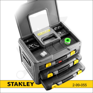 Szerszámkészlet 70 részes, 3 fiókos tárolóban - Stanley