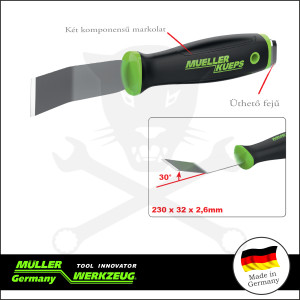 Kaparó tömítés eltávolító hajlított 30 fok hosszú - MÜLLER