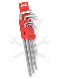 Imbuszkulcs készlet 9 db-os hosszú S2 Genius