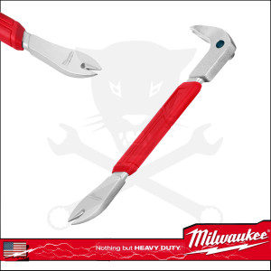 Pajszer - szeghúzó 10" - 250 mm - gumi bevonattal- Milwaukee