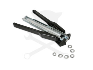 Gyűrűs kapocs tűző fogó készlet - kárpitok szerelésére - Laser