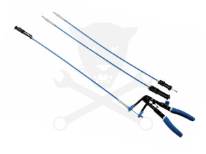 Bilincsfogó flexibilis készlet - cserélhető fejekkel - 3:1-ben