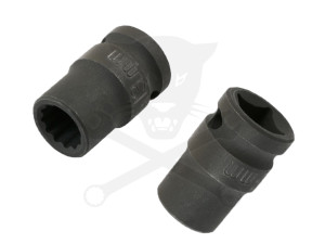 Légkulcsfej 1/2" 13 mm rövid 12 lapú 38 mm -SAF tengelyekhez