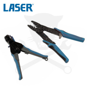 Kábel vágó, saruzó, blankoló fogó készlet 2 db-os