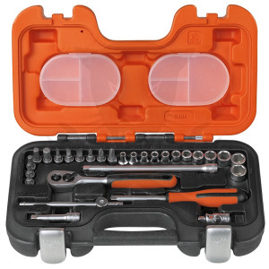 Dugókulcs készlet 1/4" 6 lap 4-13 mm 29 db-os Bahco