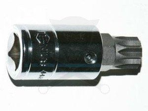 Rátűzőkulcs - crowa+bit 1/2" XZN - Spline M18