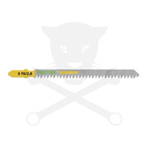 Fűrészlap dekopírfűrészhez, fára 75 mm S 75/2,8/5 - 5db - Festool